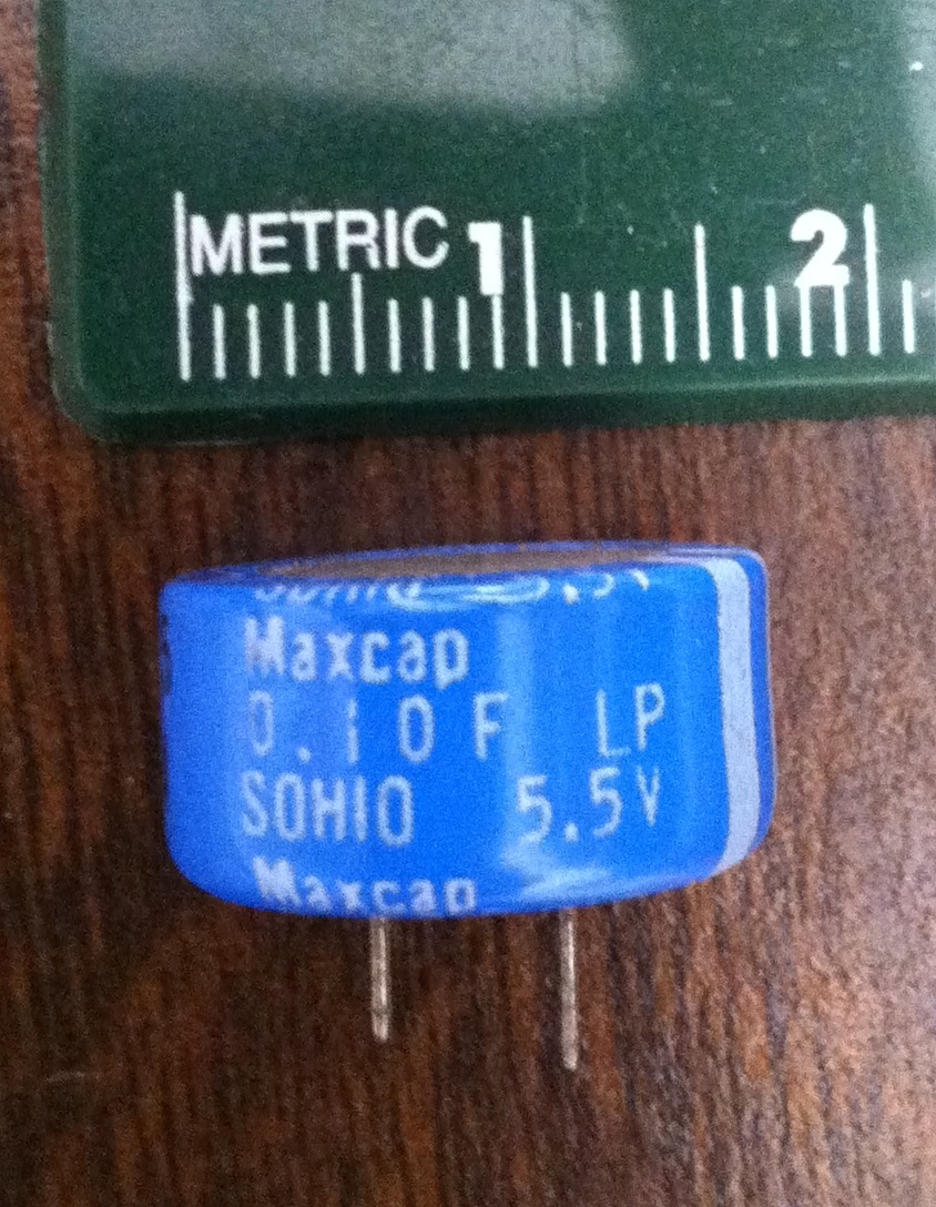 LP Series 0.10F (5.5 Volt) Sohio Maxcap Double Layer Capacitor